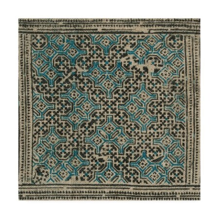 Trademark Fine Art Vision Studio 'Block Print Textile I' Canvas Art, 24x24 WAG11860-C2424GG